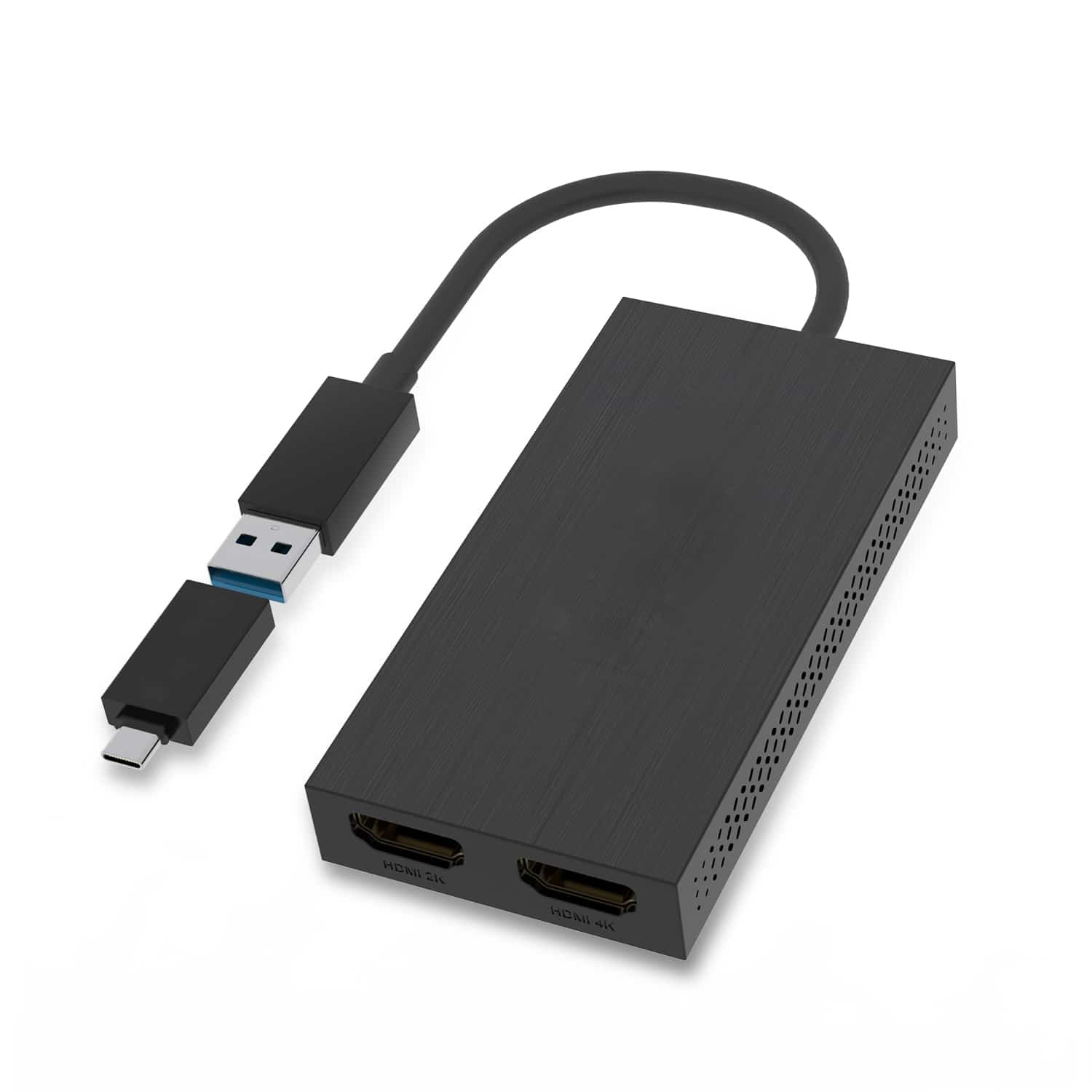 USB 3.0 to Dual HDMI Hub 4K HDMI Adapter Extend Mode ABC for MacOS  Windows11 M1M2 MST USB 3.0 to 2 HDMI Hub 3 Individual Display - AliExpress