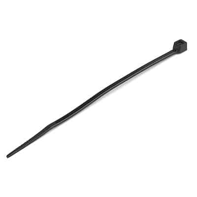 4XEM 1000 Pack 6 3mm Cable Ties - Black Medium Nylon/Plastic Zip Tie