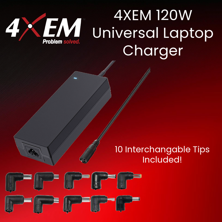 4XEM 120W Universal Laptop Charger: One Charger for Every Device