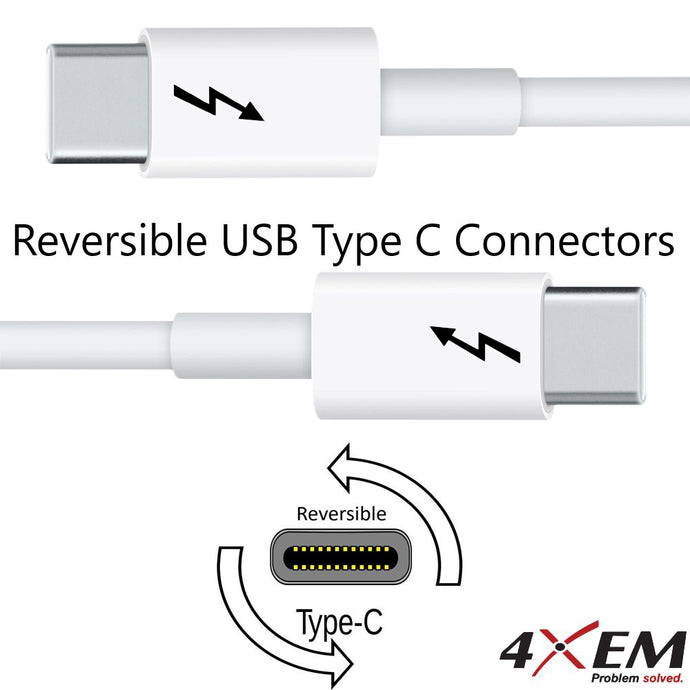 Product Spotlight: 4XEM 6ft (2m) 40Gbps Thunderbolt 3 Cable