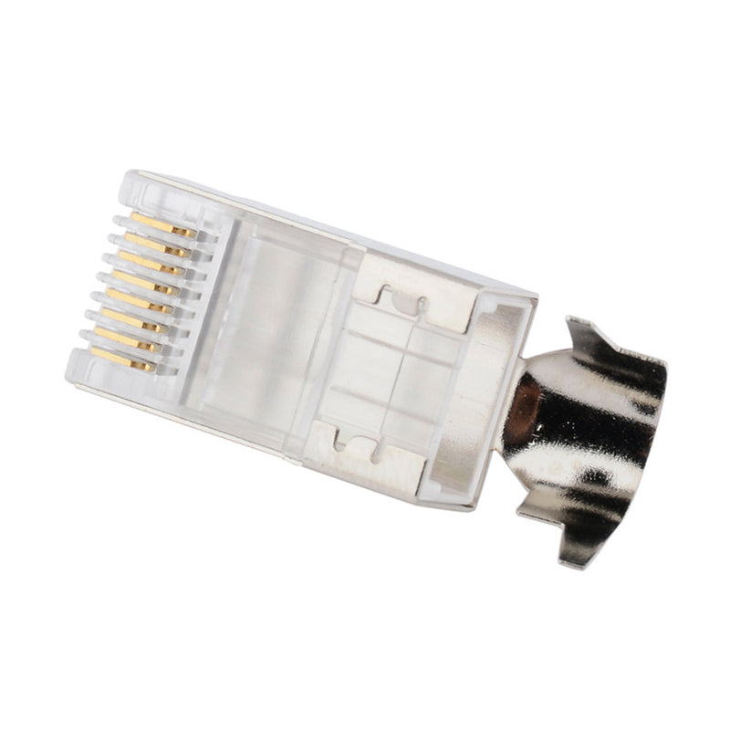 Load image into Gallery viewer, 4XEM 100PK Shielded Cat6A RJ45 Ethernet Plugs/Connectors
