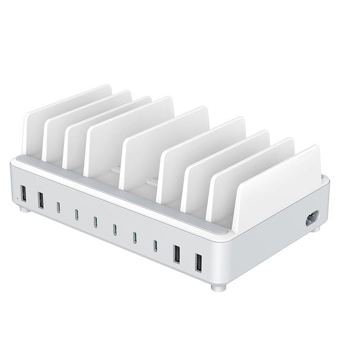 4XEM 120W 10-port USB-A and USB-C Charging Station