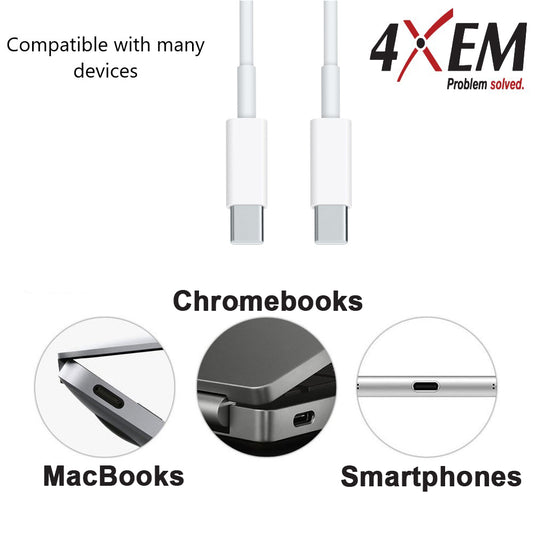 4XEM 25W USB-C Charging Kit for Smartphones and USB-C Compatible Devices