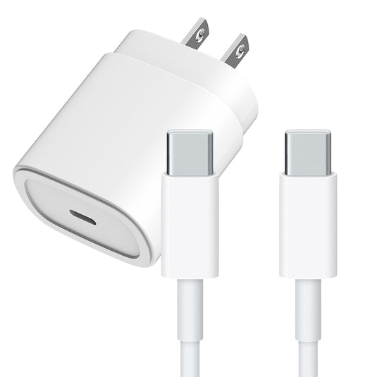 Iphone Charger, 20w Dual Usb-c Quick Wall Charger 3ft Extra Long