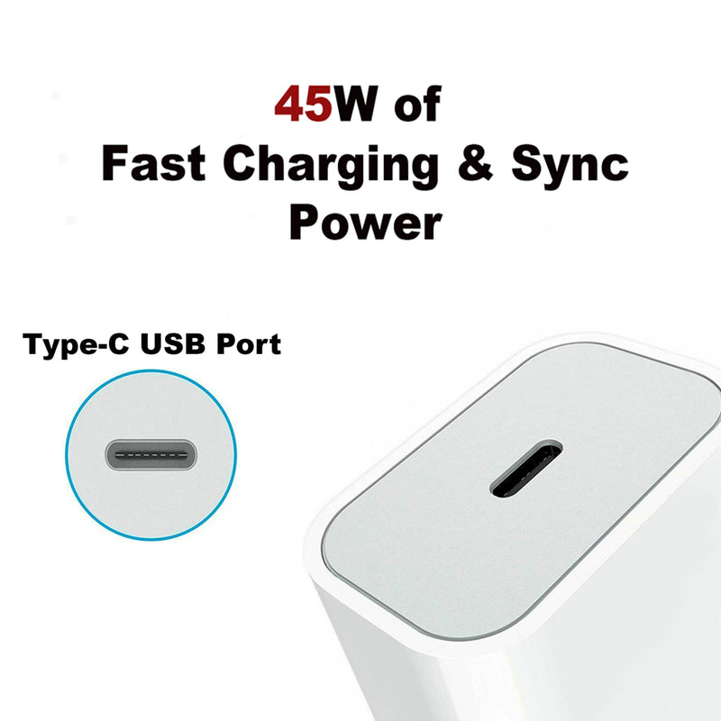 Load image into Gallery viewer, 4XEM 45W 3FT 2-in-1 USB-C with Lightning Adapter Charging Kit
