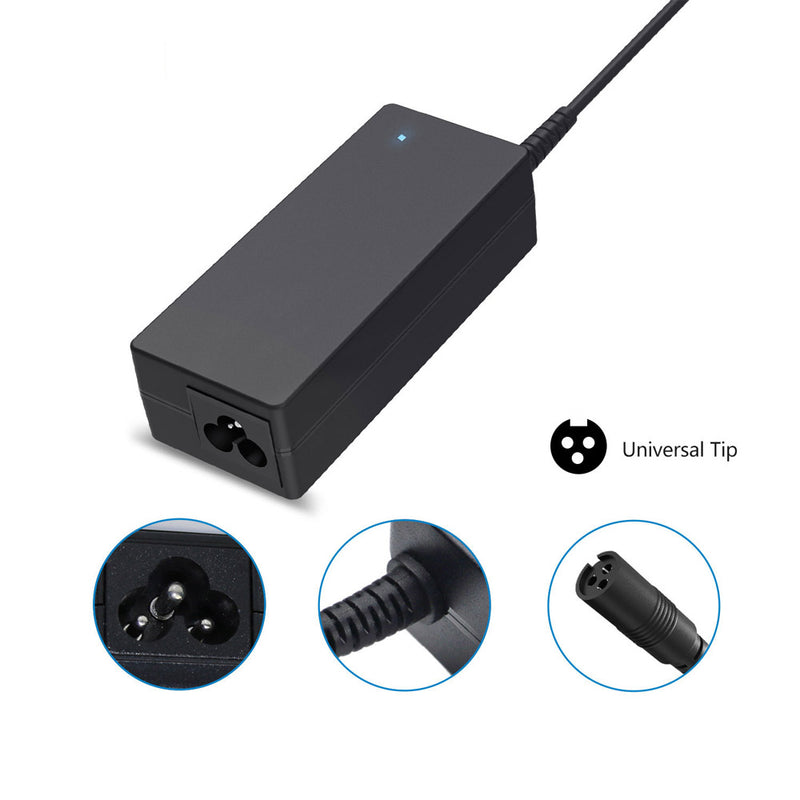 Load image into Gallery viewer, 4XEM 65W Universal Laptop Charger with 10 interchangeable tips
