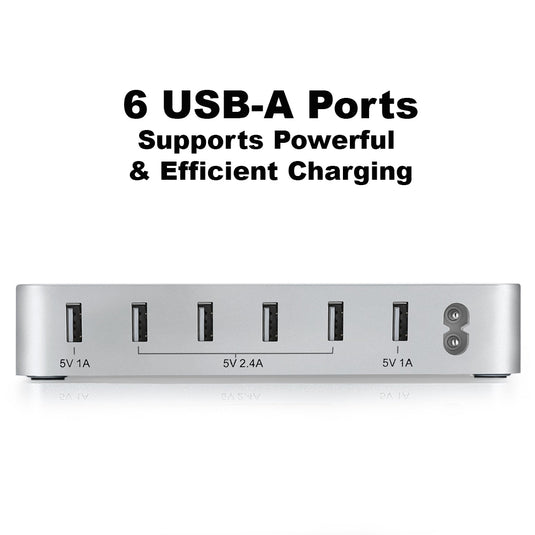 4XEM 50W 6-port USB-A Charging Station