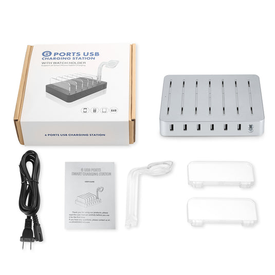 4XEM 50W 6-port USB-A Charging Station