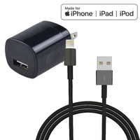 4XEM 3FT iPhone Compatible Charger Combo (Black) – MFi Certified