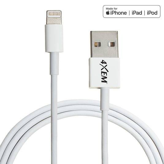4XEM iPhone/iPod Charging Kit - 6FT - MFi Certified
