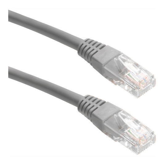 4XEM 100FT Cat5e Molded RJ45 UTP Network Patch Cable Gray