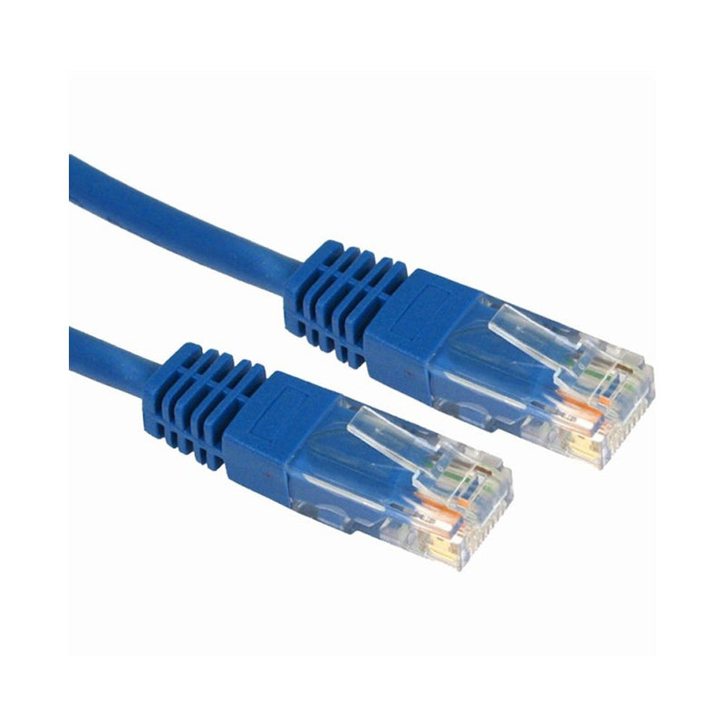 Load image into Gallery viewer, 4XEM 10FT Cat5e Molded RJ45 UTP Network Patch Cable Blue
