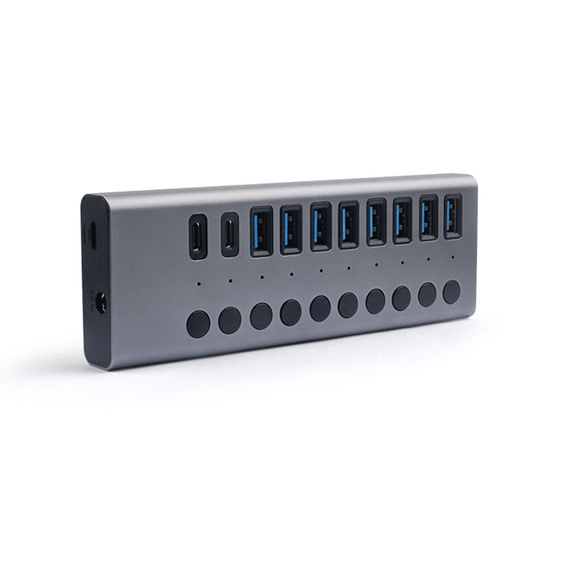 Load image into Gallery viewer, 4XEM 10-in-1 Multi Port USB 3.0 Power Hub
