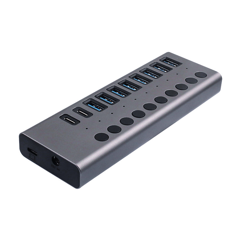 Load image into Gallery viewer, 4XEM 10-in-1 Multi Port USB 3.0 Power Hub
