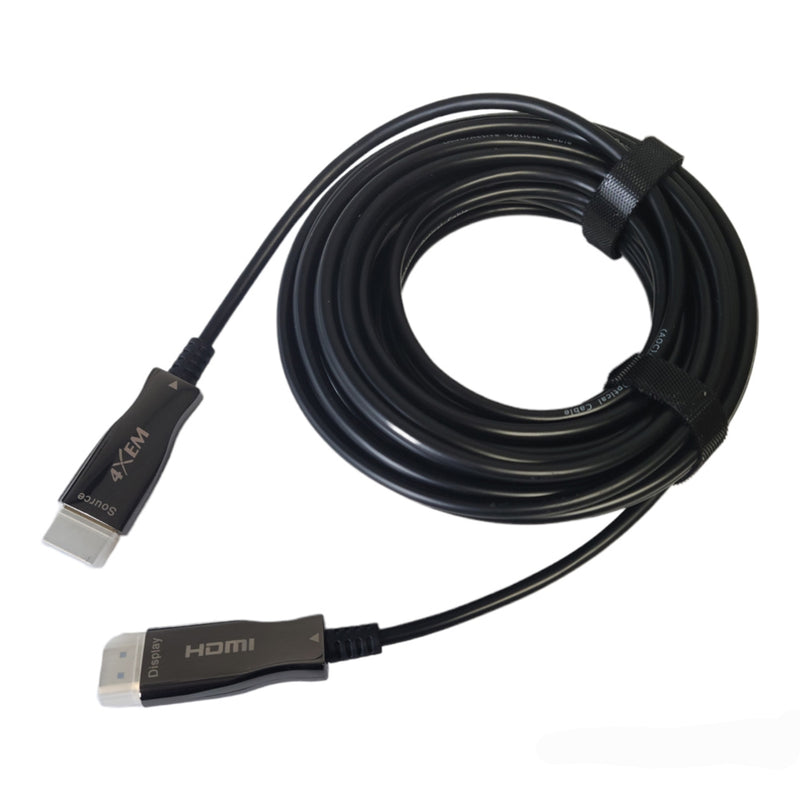 Load image into Gallery viewer, 4XEM 100M 330FT ACTIVE OPTICAL FIBER HDMI 2.0 CABLE
