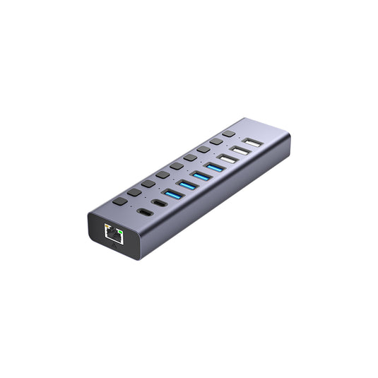 4XEM 10-port USB 3.0 Hub with Gigabit Ethernet