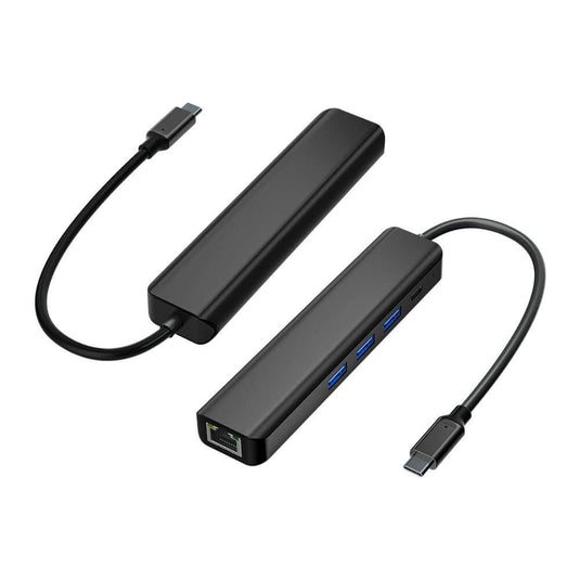 4XEM USB 3.0 5-in-1 Ethernet, USB-A and USB-C Docking Station with Power Delivery