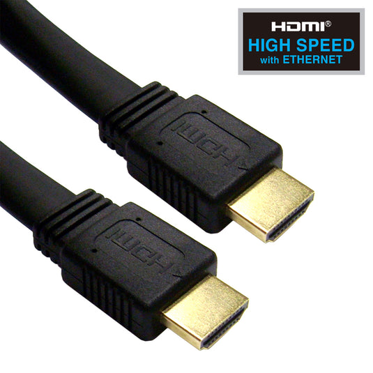 4XEM 10FT Flat HDMI M/M Cable