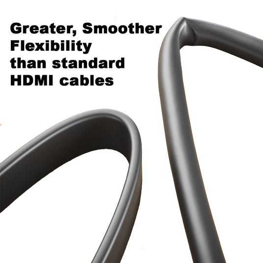 4XEM 6FT Flat HDMI M/M Cable