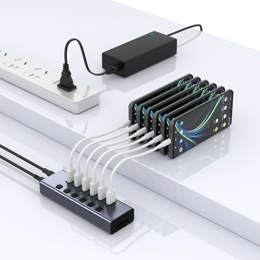 4XEM 8-in-1 Multi port power USB Hub