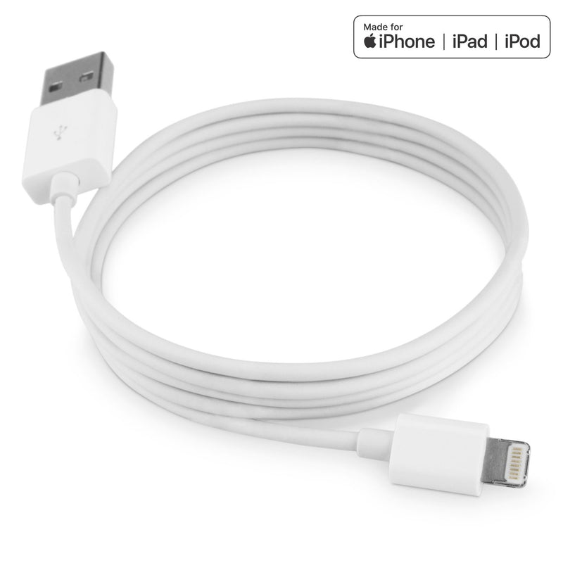 Load image into Gallery viewer, 4XEM 20 Pack of 3FT 8-Pin Lightning To USB Cable For iPhone/iPod/iPad (White) - MFi Certified
