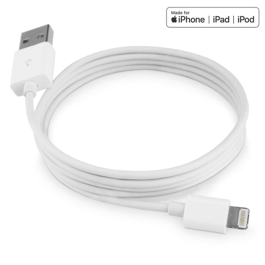 4XEM 6ft 2m Lightning cable for Apple iPhone, iPad, iPod - MFi Certified