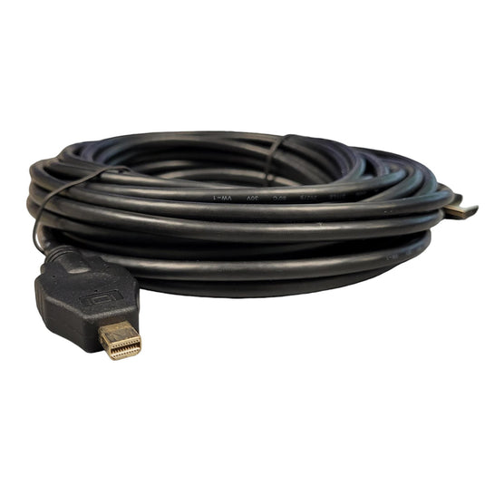 4XEM 30 FT Mini DisplayPort Male to HDMI Cable - Black