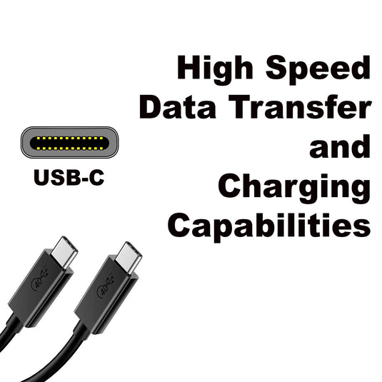 4XEM USB-C to C 40 Gigabit 80CM/0.8M Cable