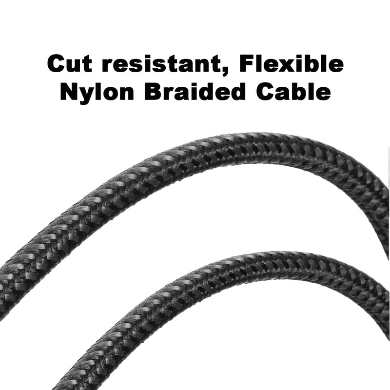 Load image into Gallery viewer, 4XEM Nylon Braided USB-C to C 40 Gigabit 80CM/0.80M Cable
