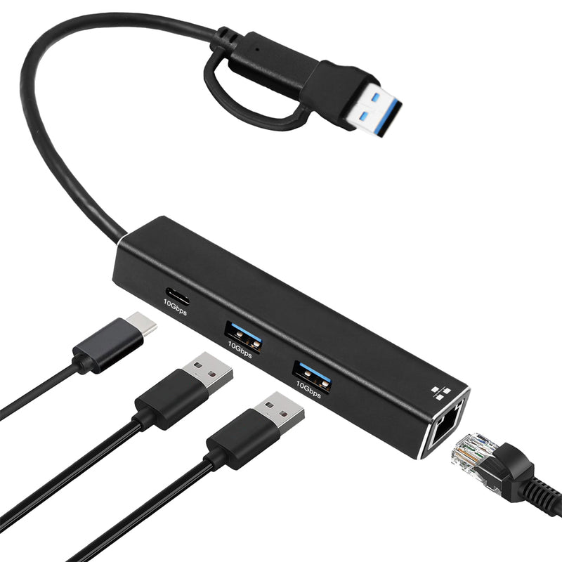 Load image into Gallery viewer, 4XEM 3 Port USB-C and A with 2.5Gbps Ethernet Hub – TAA
