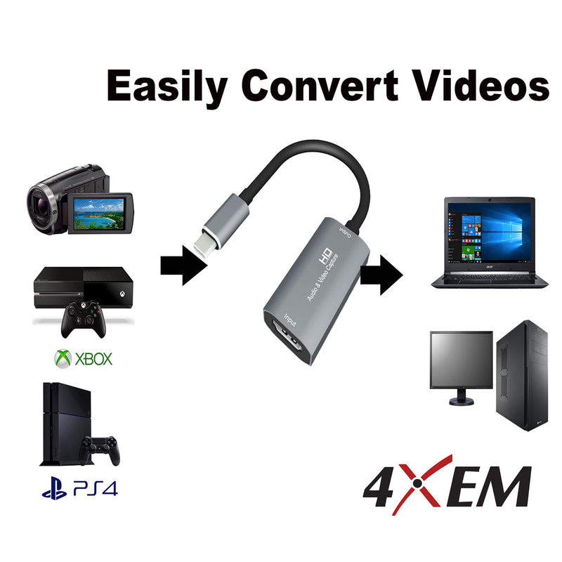 Load image into Gallery viewer, 4XEM USB-C to HDMI Video Capture Card
