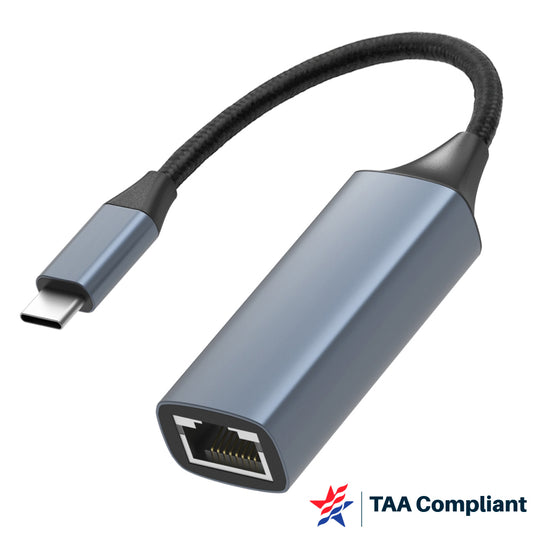 4XEM USB-C to 2.5 Gbps RJ-45 Ethernet Adapter – TAA