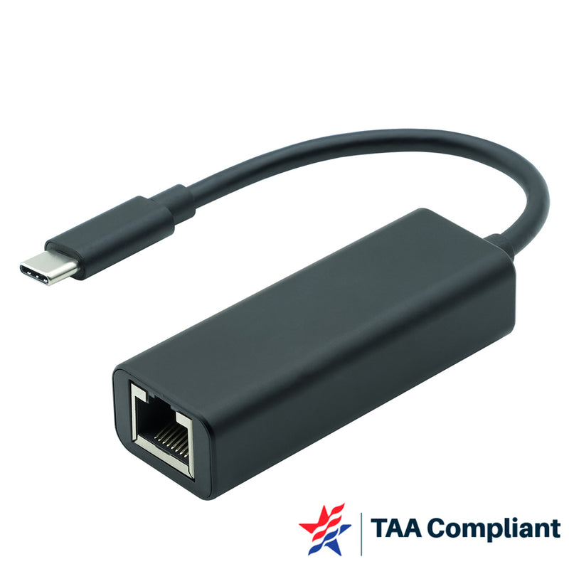 Load image into Gallery viewer, 4XEM USB-C to 1 Gbps RJ-45 Ethernet Adapter – TAA
