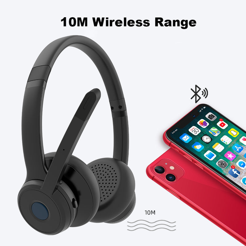 Load image into Gallery viewer, 4XEM Bluetooth Wireless Office Dual Speaker Headset
