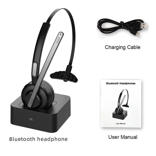 4XEM Bluetooth Wireless Office Headset with Charging Base