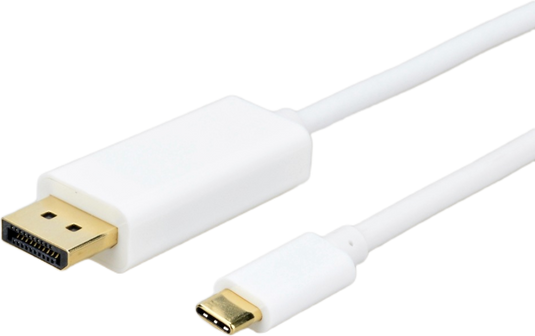 4XEM USB-C to DisplayPort Cable - 10FT - White