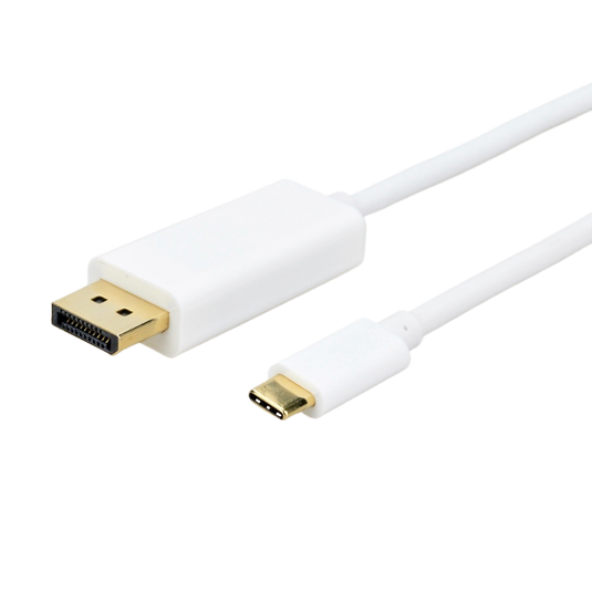 4XEM USB-C to DisplayPort Cable - 3FT - White