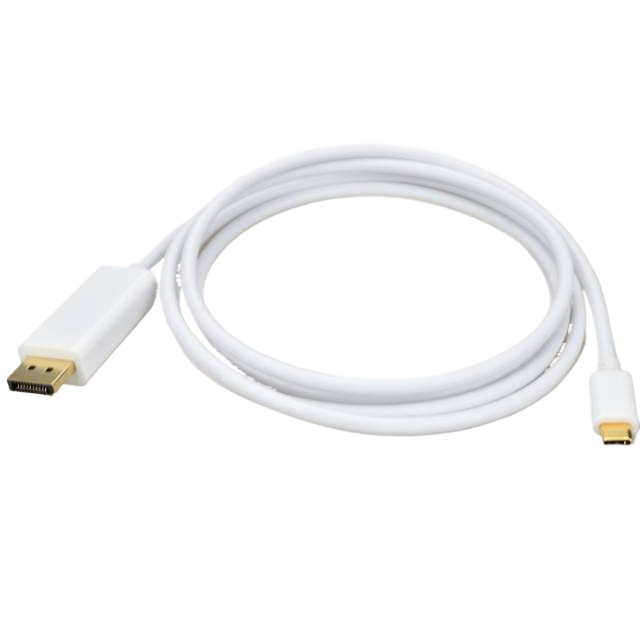 Load image into Gallery viewer, 4XEM USB-C to DisplayPort Cable - 10FT - White
