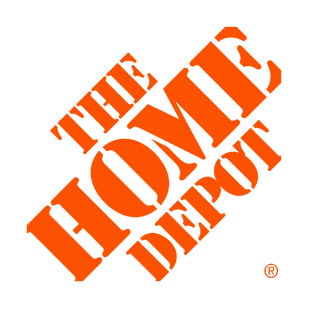 The Home Depot logo orange letters