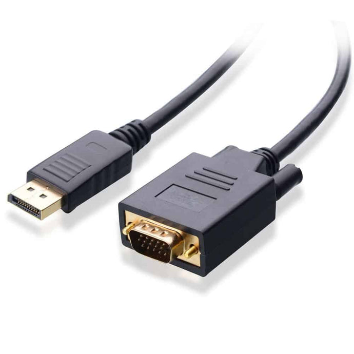 4XEM DisplayPort to VGA Adapter Cable 10ft