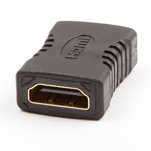 HDMI Female to Female coupler against white background