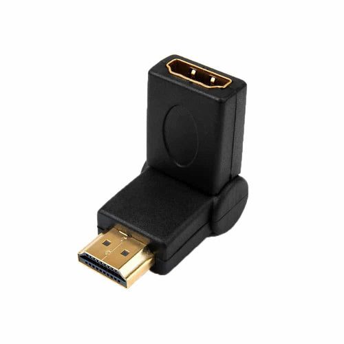 4XEM 90 Degree Swivel HDMI A Male To HDMI A Female Adapter