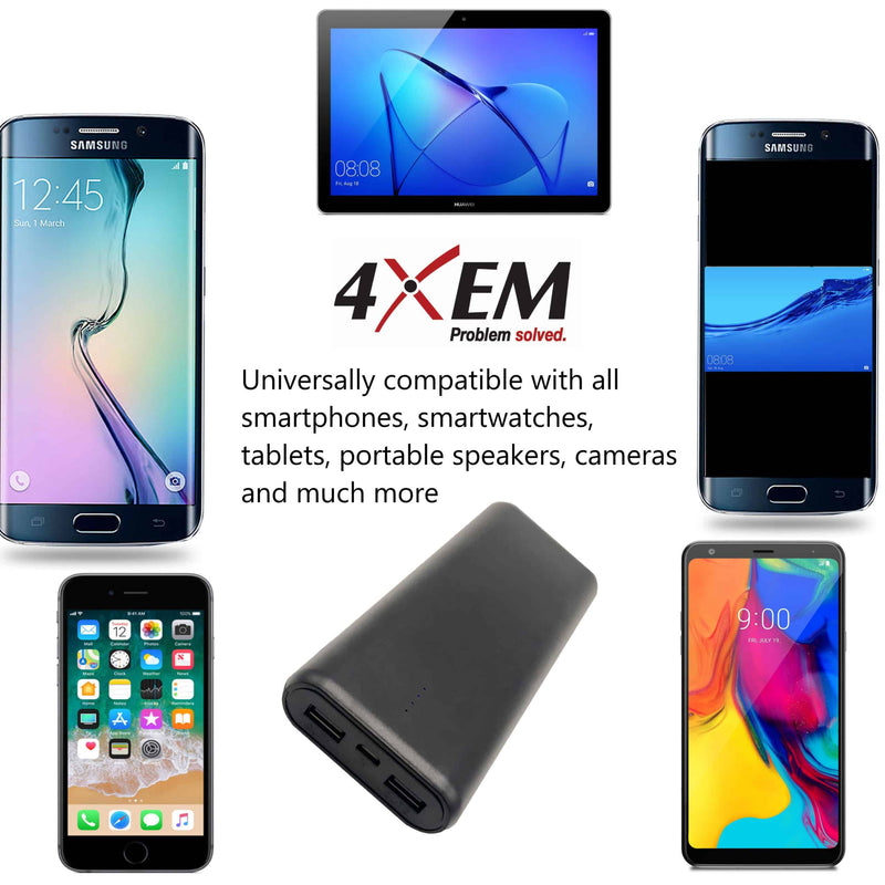 incompleet syndroom erts 4XEM Fast Charging Power Bank with a 15000mAh Capacity