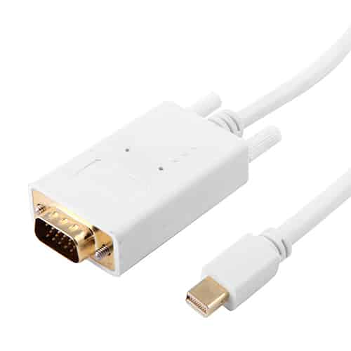 4XEM 6FT Mini DisplayPort Male to VGA Male