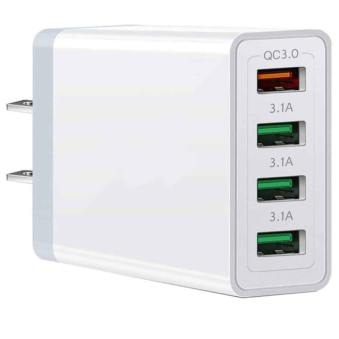 4XEM 4-Port Charger with Quick Charge 3.0 Port