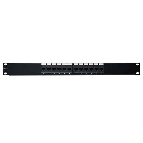 4XEM 12 Port CAT5E Rackmount Patch Panel