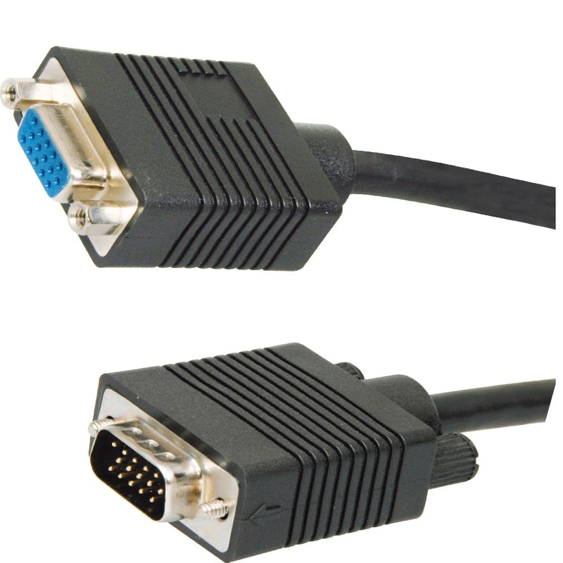 Load image into Gallery viewer, 4XEM 6FT High Resolution Coax M/F VGA Extension Cable
