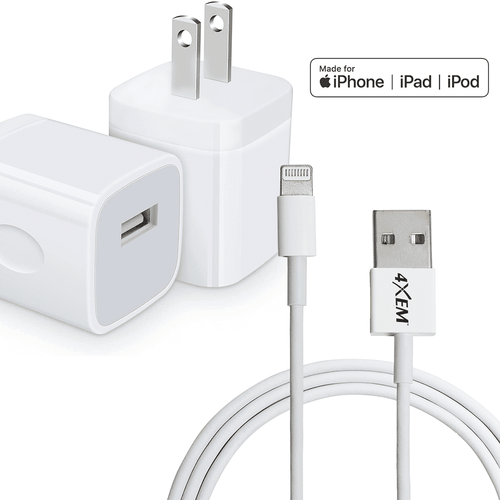 4XEM iPhone/iPod Charging Kit - 6FT - MFi Certified