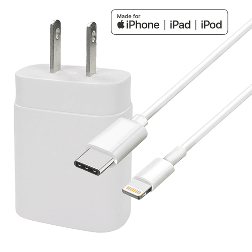 4XEM 3FT iPhone Compatible Charger Combo Kit White – MFi Certified